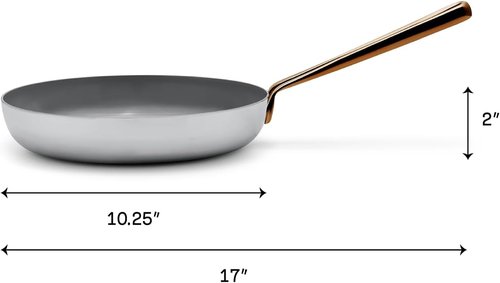Great Jones Large Frying Pan - 10.25 Inch Nonstick Ceramic Coating | PTFE & PFOA-Free, Induction & Oven Safe