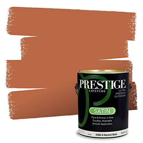 PRESTIGE Exterior Paint and Primer in One, Autumn Wreath, Satin, 1 Gallon