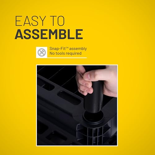 Plano 4-Shelf Plastic Storage Shelves 200lb Capacity - Easy Assembly