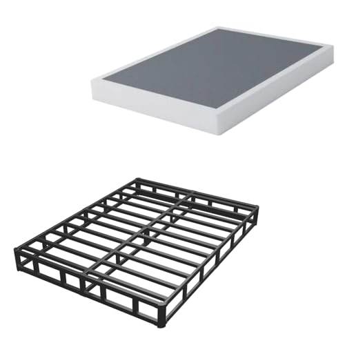 Heavy Duty Metal King Box Spring 5 Inch Low Profile Mattress Foundation
