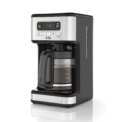 Mr. Coffee 14-Cup Programmable Coffee Maker with Stainless Steel Finish