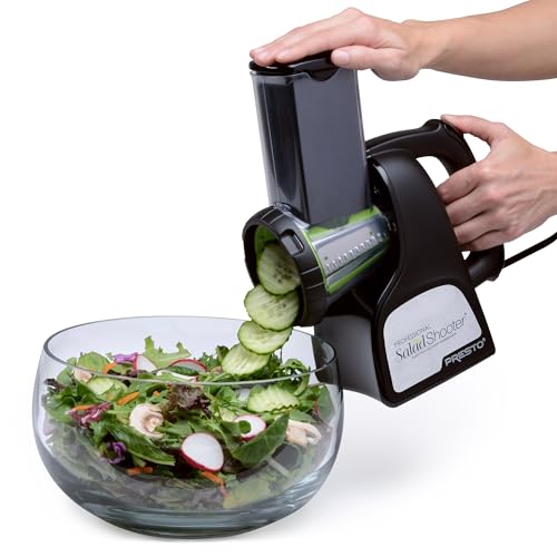Presto SaladShooter Electric Slicer/Shredder - 1 Size / Shredder, Professional Kitchen Tool