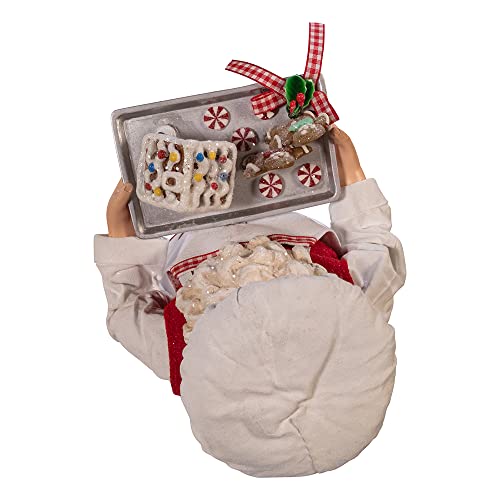 Gingerbread Chef Santa Figurine - 11-Inch Kurt S. Adler Christmas Decor