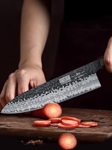 HOSHANHO 8-Inch Japanese Gyuto Chef Knife - Ultra Sharp High Carbon Steel Kitchen Knife
