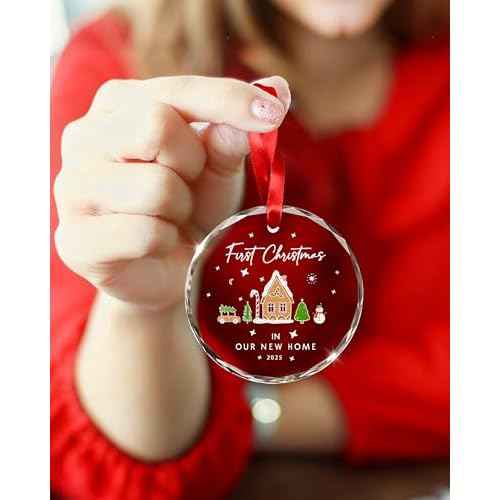 House Warming Gifts New Home, Our First Christmas in Our New Home Ornaments, Housewarming Gifts 2025 for Women Men Homeowner, New Apartment Essentials