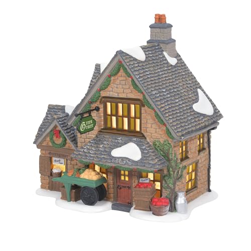 Department 56 Dickens' Village Cotswold Greengrocer Lit Building, 6.61in