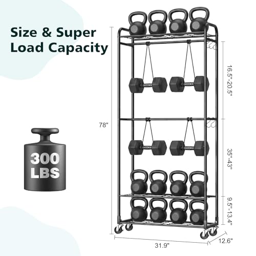 Portable 3-Tier Clothes Rack with Adjustable Shelves and Wheels - Black / Multi