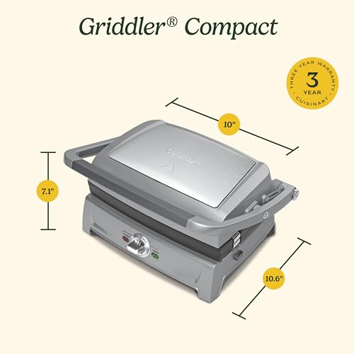 Cuisinart Griddler Compact Multi-Function Indoor Grill and Panini Press