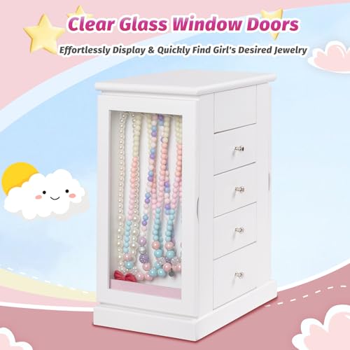 Emfogo Jewelry Box for Girls, Musical with Spinning Dancer Gifts