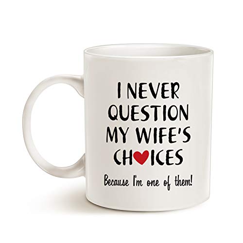 MAUAG Funny Quote Coffee Mug for Husband Valentine's Day Gifts, One