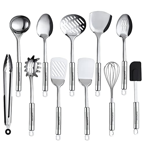 11-Piece Stainless Steel Kitchen Utensil Set - Food Prep & Cooking Tools - Variation 11