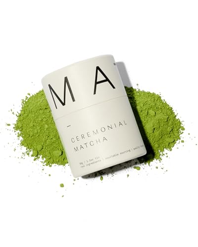 Ceremonial Matcha Green Tea Powder 1.1oz - Stone-Milled from Kyoto & Shizuoka - Pack of 1