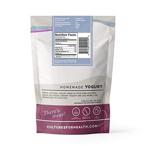 Cultures for Health Heirloom Yogurt Starter Culture | 3 Packets Scandinavian Yogurt Starters: Matsoni, Piima, & Viili | Gluten Free, Non-GMO, Probiotic Yogurt | No Yogurt Maker Required
