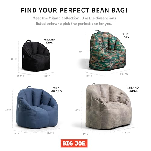 Big Joe Milano Outdoor Beanbag Chair White Marine - Weatherproof Deck & Patio Seat