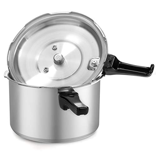 Stark USA 6.0 Qt Pressure Cooker Pot with Release Valve for Gas & Induction Stoves