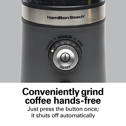 Hamilton Beach Electric Coffee Grinder 14-Cup Capacity, Adjustable Settings
