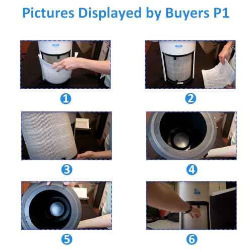 LEVOIT LV-H133 Air Purifier Replacement Filter Set - 3-in-1 HEPA & Carbon Filters