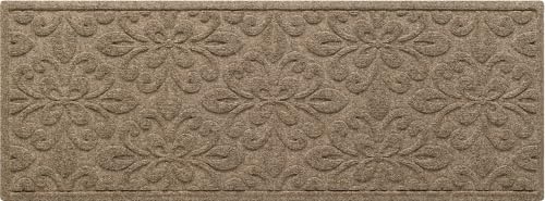 WaterHog Phoenix Front Door Mat Indoor Outdoor Entrance Runner - Camel 22x60 in