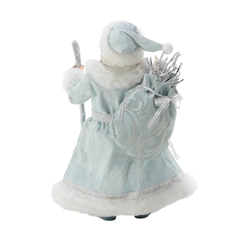 Department 56 Santa Frost Figurine - 10.5 Inch Christmas Collectible, Handcrafted Holiday Decor