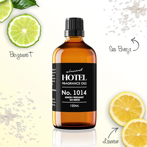AirScent Hotel Diffuser Oil No. 1014 - Lemon Bergamot Sea Breeze 4 Fl Oz