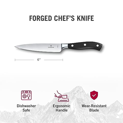 Victorinox Black Gyuto Knife - Forged 5.9-inch Kitchen Chef's Knife
