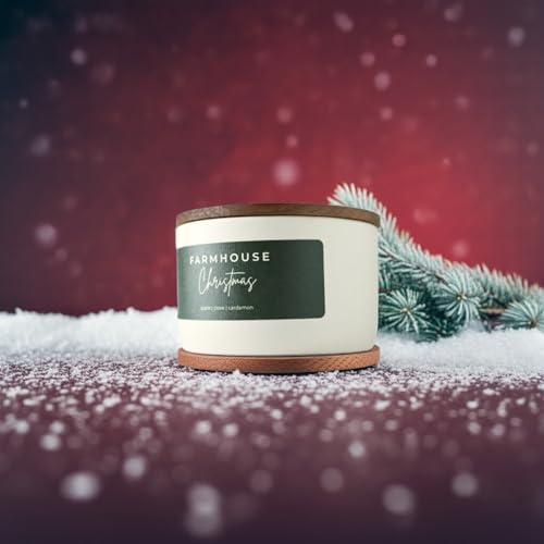 Milkhouse Farmhouse Christmas Soy Candle 10 oz Signature Jar - Holiday Scent