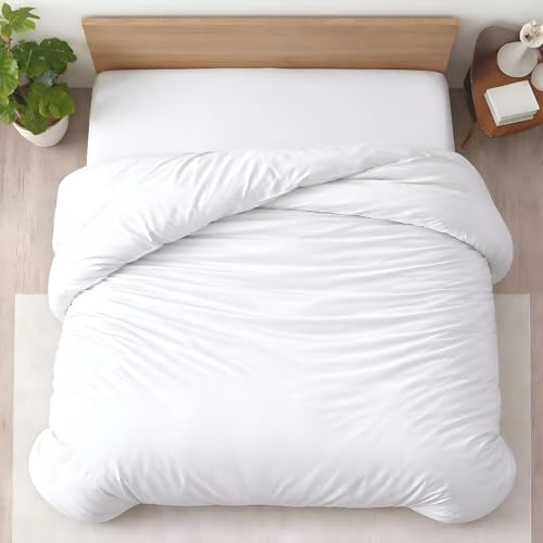 Kotton Culture White King Duvet Cover 100% Egyptian Cotton 600 Thread Count