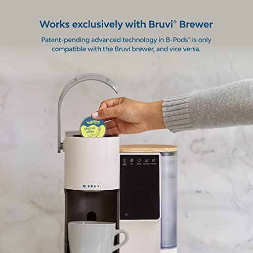 Dancing Spoon Coffee Pods for Bruvi | 60 Medium Roast Arabica Capsules | Compatible with Bruvi Brewer