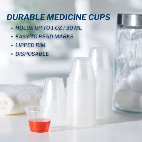 McKesson 1 oz (30 mL) Clear Disposable Medicine Cups 5000 Count - Small Mixing Cups