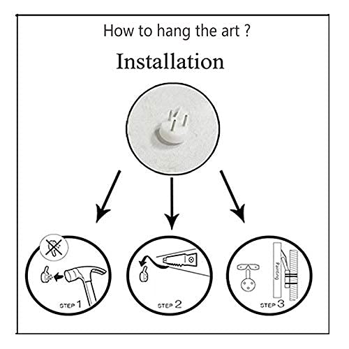 YIKG Living Room Rose Flower Wall Art Blue and White Floral Pictures on Canvas Prints for Home Walls Decor 48x24