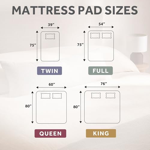 King Size Electric Heated Mattress Pad - Sunbeam Quilted 12 Heat Settings