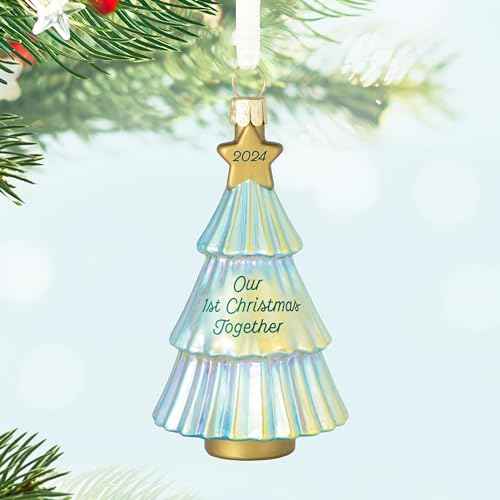 Hallmark Keepsake Christmas Ornament 2024, Our First Christmas Together 2024, Glass, Gifts for Couples