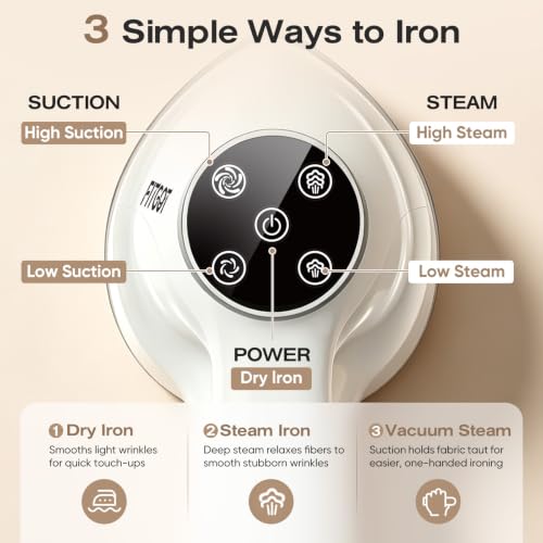 4200Pa Vacuum Steamer for Clothes, 1200W Clothes Handheld