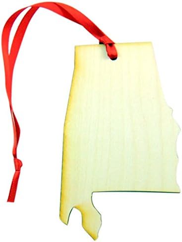 Handmade Wooden Christmas Ornament - State of Georgia - Westman Works USA