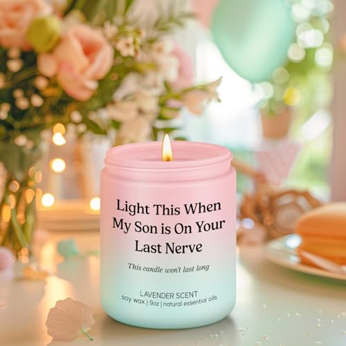 Lavender Scented Candle for Daughter-in-Law Gift - 9 oz, 50+ Hour Burn