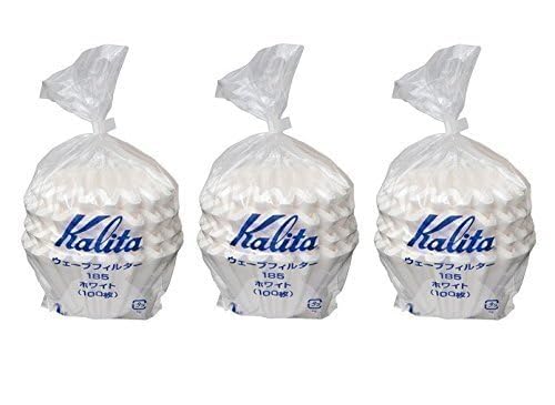 Kalita Wave Series Coffee Filter 185 for 2-4 Cups White - Pack of 300