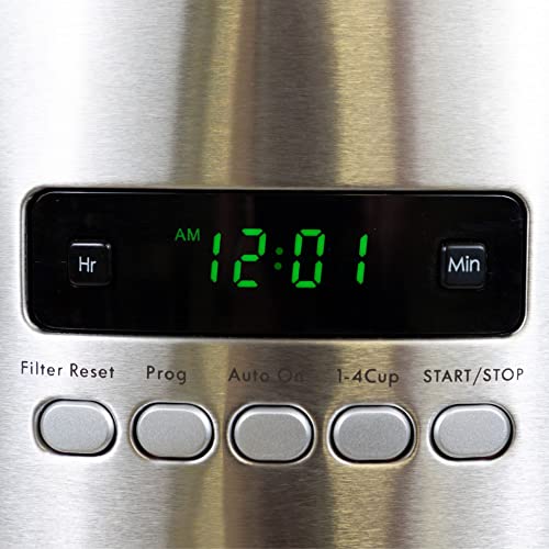 Koolatron Kenmore 12-Cup Programmable Coffee Maker with Glass Carafe - Black Variation
