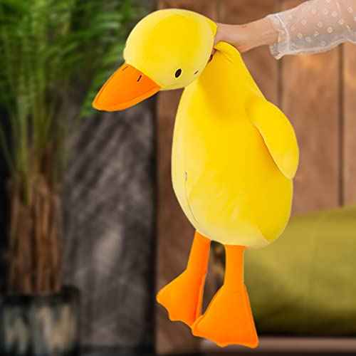 kewo Duck Plush Pillow Stuffed Animal Toy, Cute Giant Goose Plush Duck Stuffed Animal,Super Soft Hugging Pillow for Kids Bedding (Yellow,25.5 in)¡¦