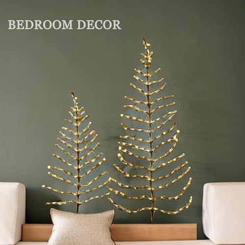 Birchlitland 6FT LED Wall Tree with 180 Warm White Fairy Lights Indoor Outdoor