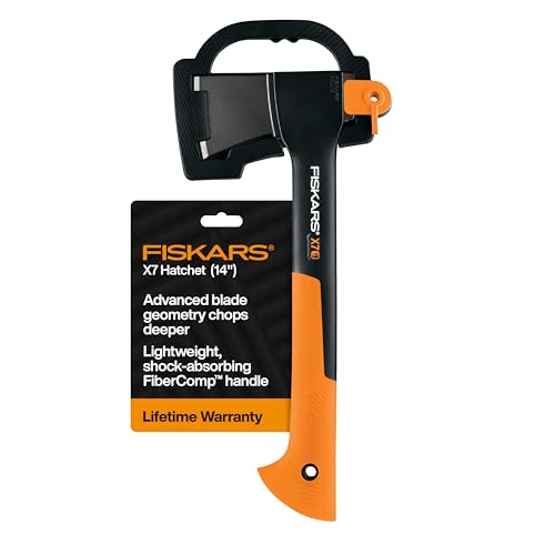 Fiskars X7 Small Hatchet Axe - 14-Inch Camping & Kindling Chopper - Variation of THIS listing