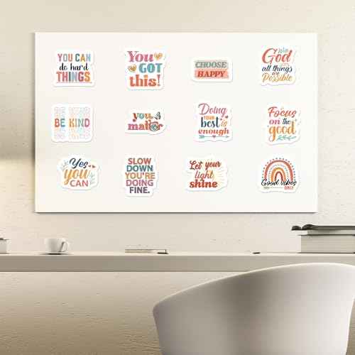 Inspirational Christian Fridge Magnets - 16Pcs Boho Bible Verse Locker Accessories for Girls Motivational Religious Scripture Refrigerator Magnet Home Kitchen Office Whiteboard Decorations