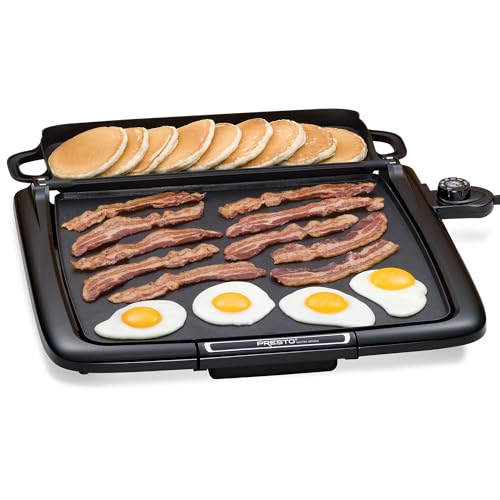 14x15 Inch Electric Griddle and Warmer - Multi-Function Nonstick Cooking Surface