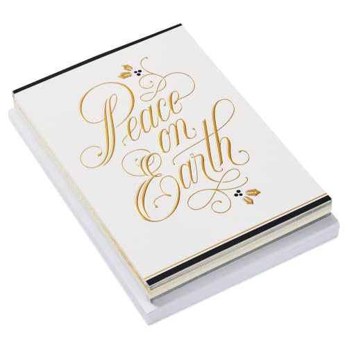 24-Pack Religious Christmas Cards with Gold Foil & Envelopes - Holiday Greetings