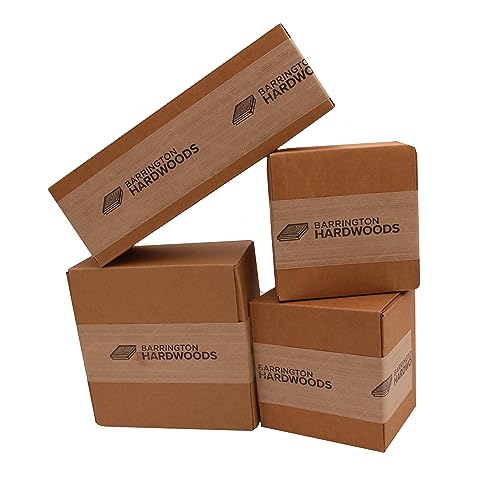 Barrington Hardwoods Hardwood Lumber Pack - 15 Pieces 3/4" x 2" x 24" (Walnut, Maple, Cherry) - Variation 1