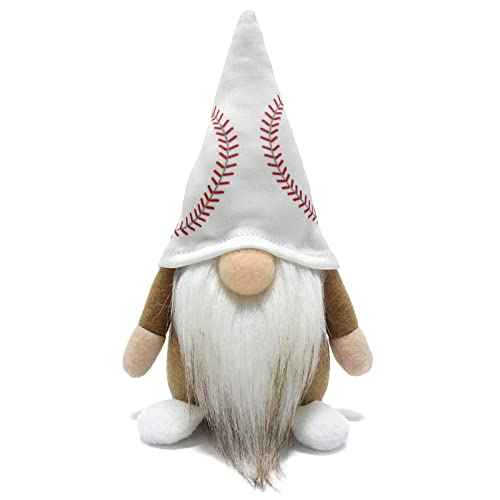 Little Baseball Gnomes Plush Ornaments Cute Swedish Tomte Nisse Dwarf Gnome Doll Sports Game Fans Gifts Tiered Tray Home Decoration