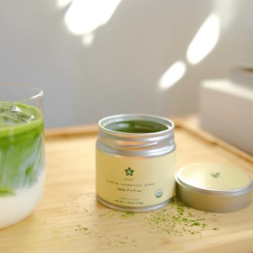 First Harvest Organic Matcha Powder - Vibrant Green Tea with Antioxidants & L-Theanine, 30g