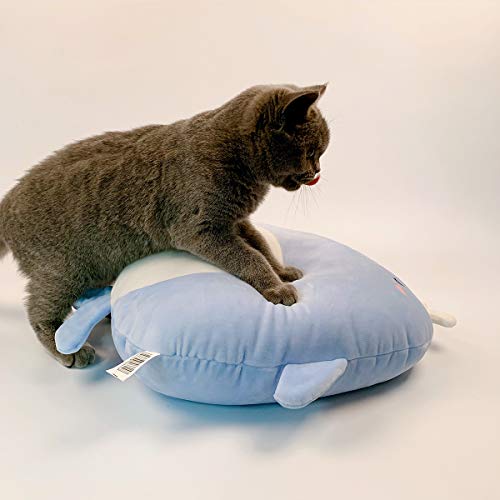ARELUX Soft Whale Anime Plush Pillow Cute Whale Stuffed Animal Plush Toy Plushies Room Decor Festival Decorations Accompany for Friends Family Birthday 16inch