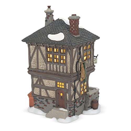 Department 56 Dickens Village Miner's Home & Ghost of Christmas Figurine Set