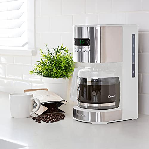 Koolatron Enmore Aroma Control 12-Cup Programmable Coffee Maker - White