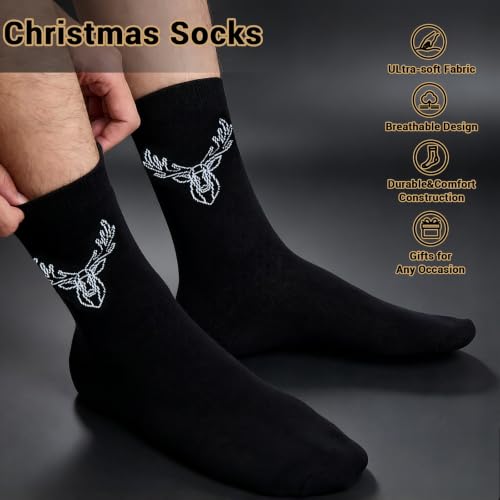 Christmas Gift Box for Men - 8-Piece Holiday Gift Set with Tumbler, Wallet, Socks & More